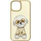 Nimmy iPhone 15 6.1" case khaki Glasses Cool Dog