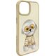 Nimmy iPhone 15 6.1" case khaki Glasses Cool Dog