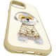 Nimmy iPhone 15 6.1" case khaki Glasses Cool Dog