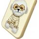 Nimmy iPhone 15 6.1" case khaki Glasses Cool Dog