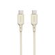 Dudao L7SCC cable USB-C / USB-C 100W 1m beige