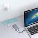 Choetech HUB-M15 HUB 9in1 USB-C/3xUSB 3.2 Gen 1 - card reader SD, TF - HDMI 4K 30Hz - VGA Full HD 60Hz - USB-C - RJ45 gray