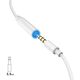 Dudao audio adapter headphone adapter Lightning to mini jack 3.5mm white (L16i white)