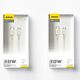 Dudao L7SCL cable USB-C / Lightning 30W 2m beige