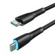 Joyroom Starry Series SA32-CC3 cable USB-C / USB-C 60W 1m black