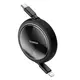 Baseus Free2Pull USB-C / Lightning cable 20W 1m (black)
