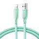Joyroom Multi-Color Series SA34-AL3 USB-A / Lightning 3A cable 1m green