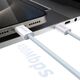 Dudao L6C cable USB-C / USB-C PD 60W 1m light blue