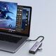 UGREEN CM512 7in1 HUB USB-C/2xUSB 3.2 Gen 1/HDMI 4K 60Hz/SD, TF card reader/USB-C PD 100W/RJ45 1000Mbps (1Gbps) gray