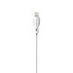 Dudao cable USB / Lightning 2.1A cable 2m white (L4L 2m white)