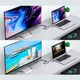 Choetech HUB-M15 HUB 9in1 USB-C/3xUSB 3.2 Gen 1 - card reader SD, TF - HDMI 4K 30Hz - VGA Full HD 60Hz - USB-C - RJ45 gray
