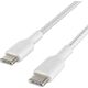 Kabel USB Belkin USB-C - USB-C 1 m Biały (CAB004BT1MWH2PK)