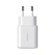 Joyroom JR-TCF20 wall charger USB-C PD 20W white + USB-C to Lightning cable 1m