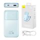 Baseus Comet Powerbank 10000mAh 22.5W + USB-A/USB-C Cable (blue)