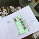 Kingxbar Sweet Swarovski Apple iPhone 12 mini green