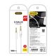 Dudao cable AUX mini jack 3.5mm 1m 3 pole stereo white (L12S white)