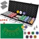 Malatec POKER - ZESTAW 500 ŻETONÓW W WALIZCE HQ 23529