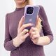 Kingxbar Plain Apple iPhone 13 Pro purple