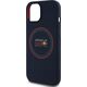 Red Bull RBHMP15S24SIILVR iPhone 15 6.1" Hard Case Navy Silicone Red Ring MagSafe