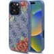Guess GUHMP16XP4ROPEMCB iPhone 16 Pro Max 6.9" blue/blue hardcase 4G Flowers Print MagSafe