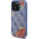 Guess GUHMP16LP4ROPEMCB iPhone 16 Pro 6.3" blue/blue hardcase 4G Flowers Print MagSafe