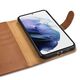 iCarer Haitang Leather Wallet Samsung Galaxy S22+ Plus brown