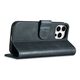 iCarer Oil Wax Wallet Anti-RFID 2in1 Apple iPhone 14 Pro blue