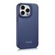 iCarer CE Premium Leather Folio MagSafe Apple iPhone 14 Pro blue