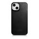 iCarer CE Oil Wax Premium Leather Folio MagSafe Apple iPhone 14 Plus / 15 Plus black