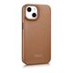 iCarer CE Premium Leather Folio MagSafe Apple iPhone 14 Plus / 15 Plus brown
