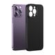 Baseus Synthetic Fiber Series Apple iPhone 14 Pro (black) + tempered glass + cleaner kit