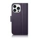 iCarer Wallet Anti-RFID 2in1 Apple iPhone 14 Pro dark purple