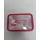 Emsa Emsa Clip&Close Glass Food Container 850 ml  red