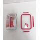 Emsa Emsa Clip&Close Glass Food Container 850 ml  red