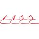 Pure2Improve Płotek koordynacyjny elastyczny P2I FLEXIBLE HURDLES 14 CM (4 szt.)