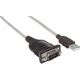 Kabel USB Manhattan USB-A - RS-232 0.45 m Przezroczysty (205153)