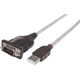 Kabel USB Manhattan USB-A - RS-232 0.45 m Przezroczysty (205153)