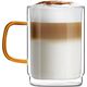 Vialli Design Komplet 2 szklanek z podwójną ścianką Amber 350 ml 8593