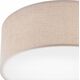 Lampa sufitowa Lamkur Lamkur Estelle 48369 plafon lampa sufitowa boho koło 1x60W E27 beżowy/biały