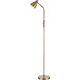 Lampa podłogowa Markslojd Markslojd Story 108715 lampa stojącowa podłogowa 1x40W E14 złota/biała