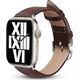 Crong Crong Noble Band - Pasek z naturalnej skóry do Apple Watch 42/44/45/49 mm (Espresso)