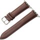 Crong Crong Noble Band - Pasek z naturalnej skóry do Apple Watch 42/44/45/49 mm (Espresso)