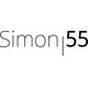 Kontakt-Simon Ramka pojedyncza Kontakt-Simon 55 TR1/116 LINE grafitowy mat