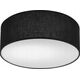 Lampa sufitowa Lamkur Lamkur Vivian 48444 plafon lampa sufitowa koło 1x60W E27 czarny/biały