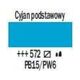 Artequipment Farba akrylowa TALENS AMSTERDAM 120ml 572 - PRIMARY CYAN uniw