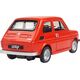 Daffi Pojazd PRL Fiat 126p czerwony