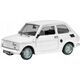 Daffi Pojazd PRL Fiat 126p biały