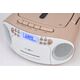 Radioodtwarzacz Reflexion Reflexion RCR2260DAB Boombox weiß/pink