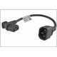 Kabel zasilający MicroConnect Power adapter C13 C14 angled