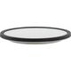 Lampa sufitowa TK Lighting TK Lighting Aqua Black Small 6901 plafon lampa sufitowa koło z przełącznikiem na obudowie 1x24W LED 3000/4000/6500K czarny/biały